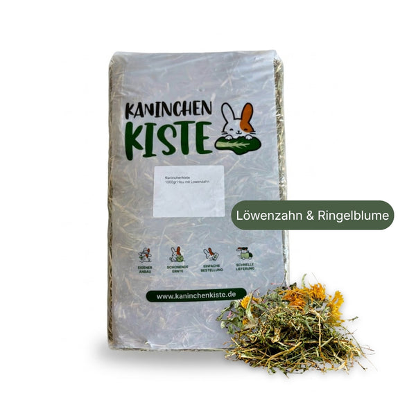 Heu mit Löwenzahn, 1 kg